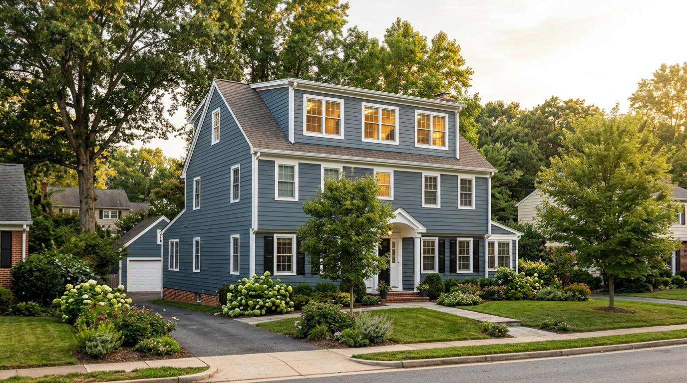 Finished ADU conversion on a Harford County, MD home exterior
