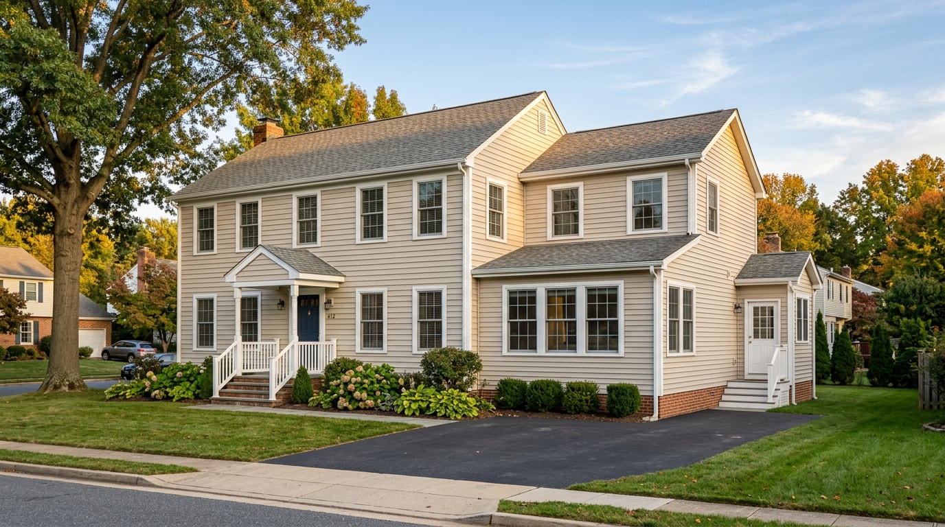 Finished home addition built by light builders in Baltimore County, MD