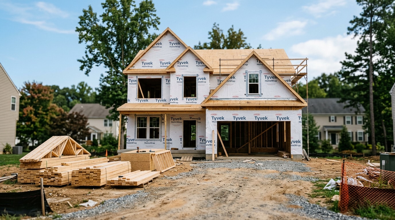 new custom home construction site in Harford County, MD new custom home construction site in Harford County, MD